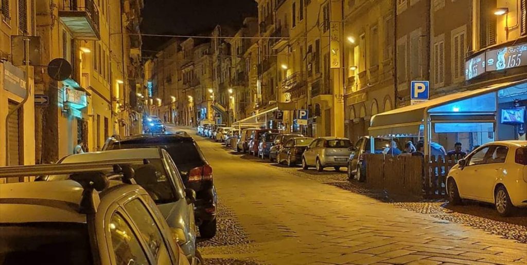 Corso Vittorio Emanuele, centro storico Sassari