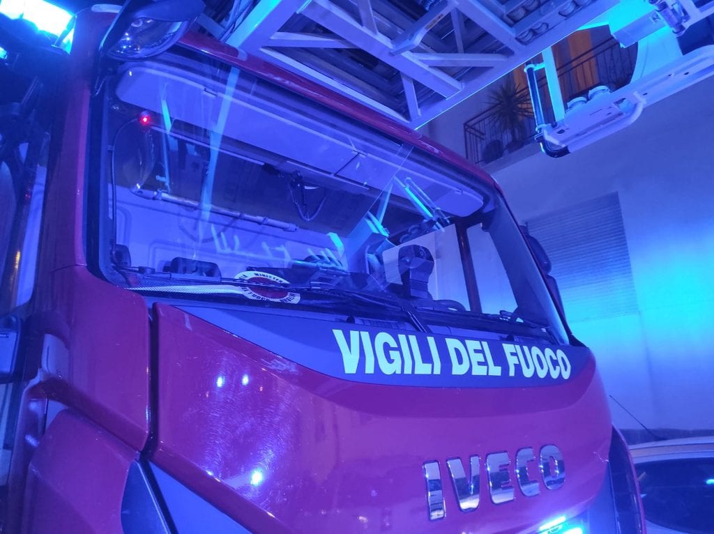 Vigili del fuoco notte
