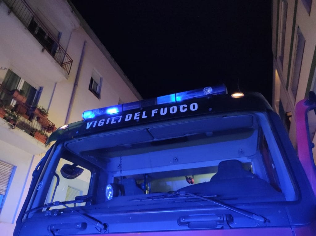 Vigili del fuoco notte
