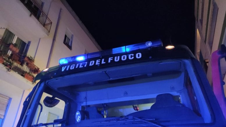 Vigili del fuoco notte