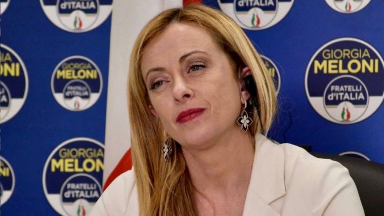 giorgia meloni sassari