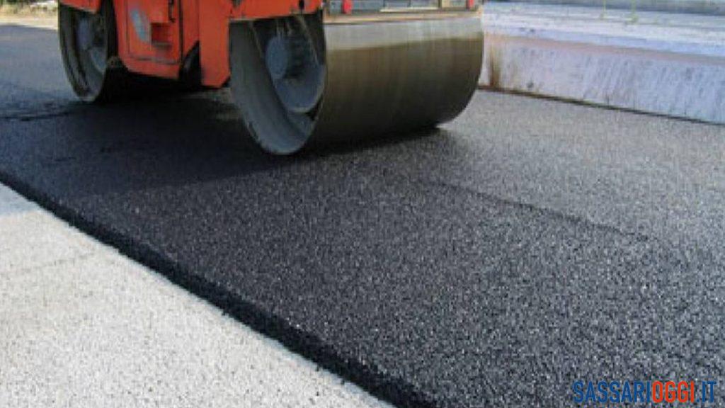 Asfalto strade Sassari rifacimento