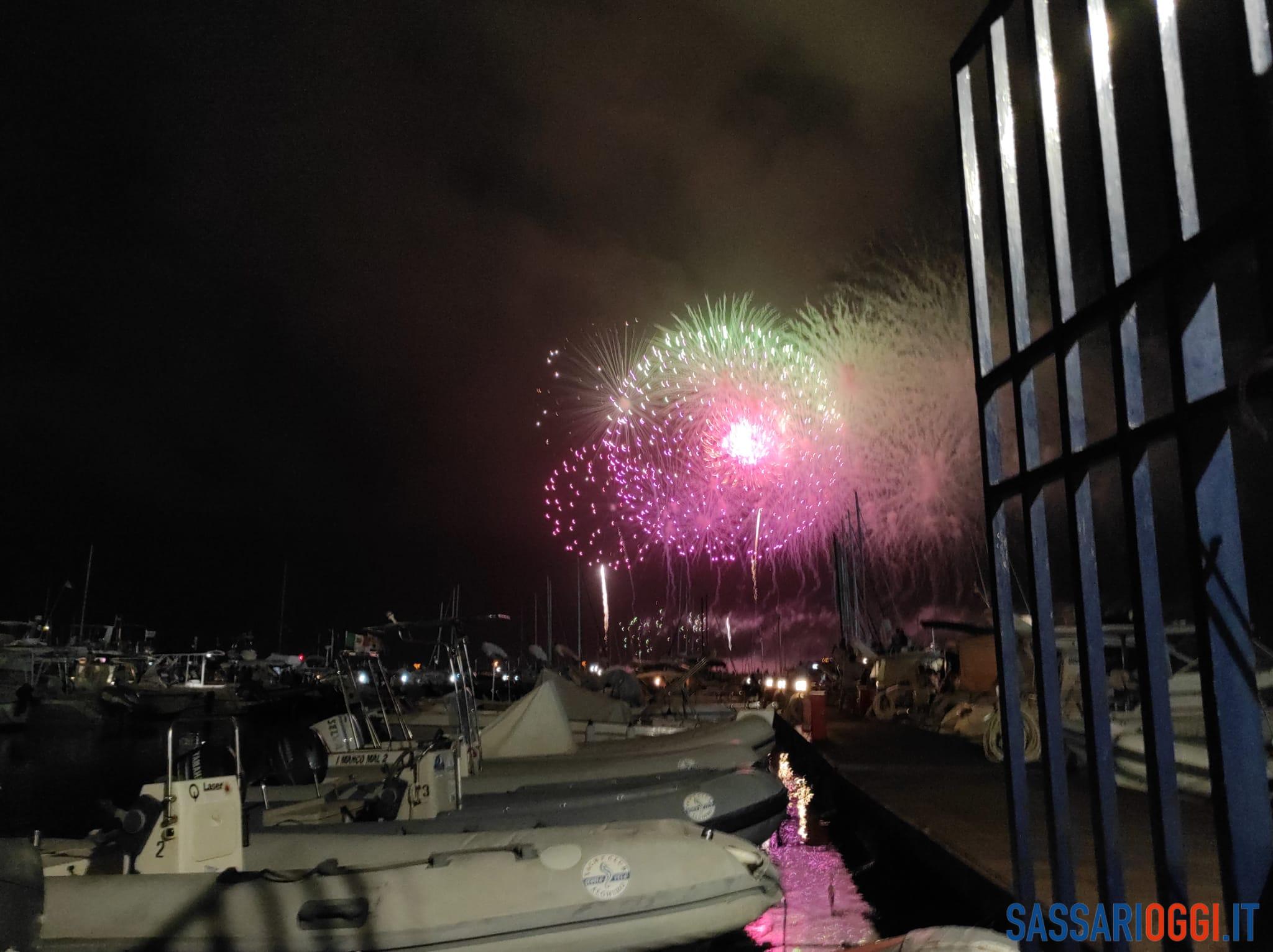 Fuochi d'artificio ad Alghero