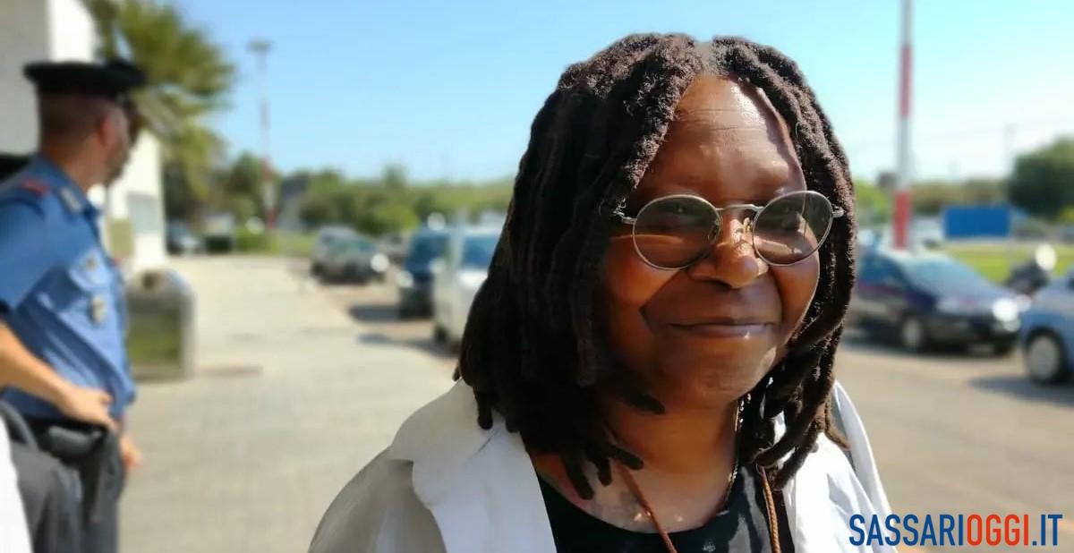 Whoopi Goldberg ad Alghero sicilia sardegna