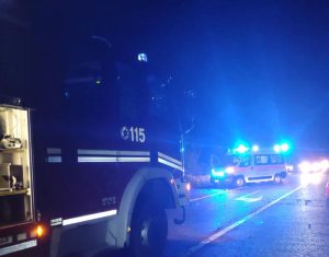 Incidente stradale mortale notte