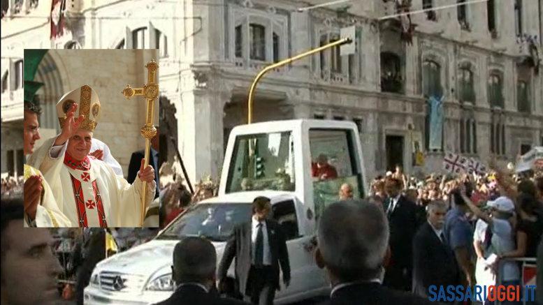 papa benedetto xvi joseph ratzinger a cagliari