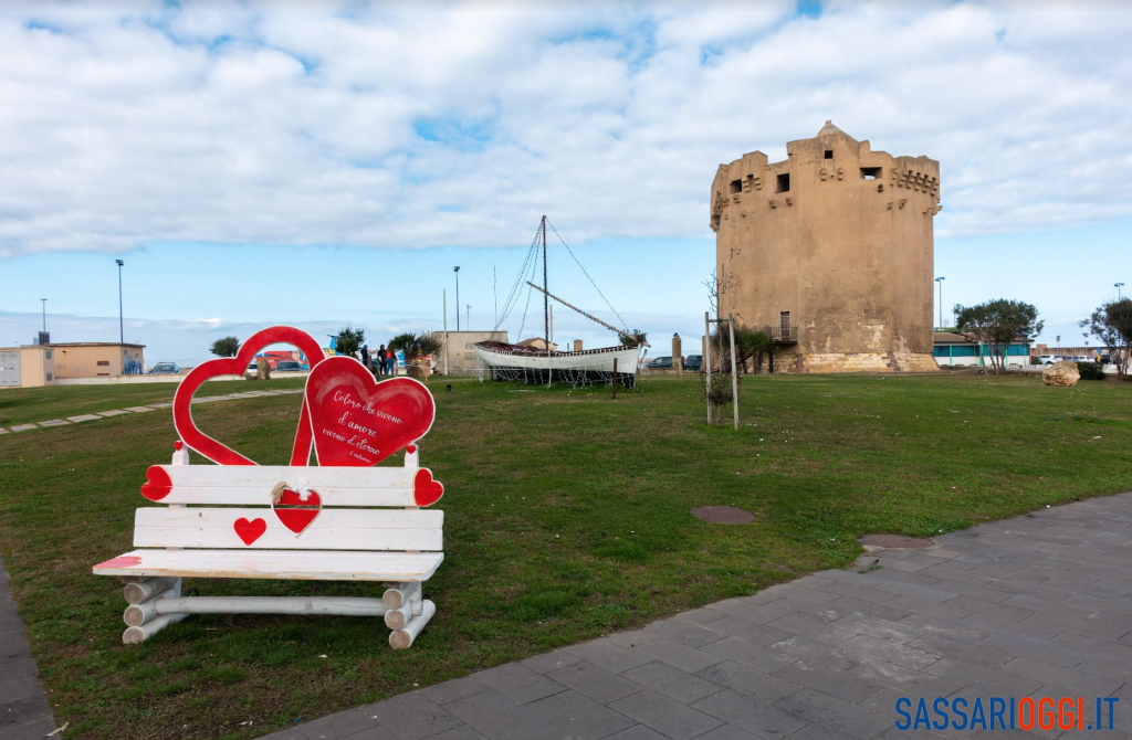 panchina dell'amore Porto Torres