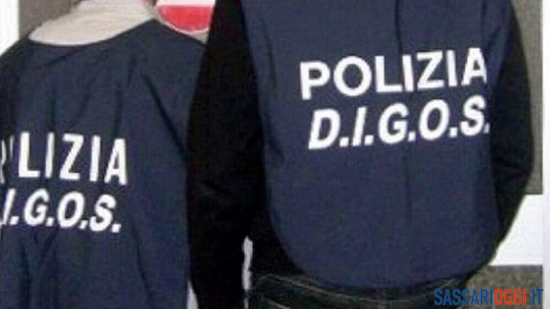 russo arrestato alghero Digos polizia