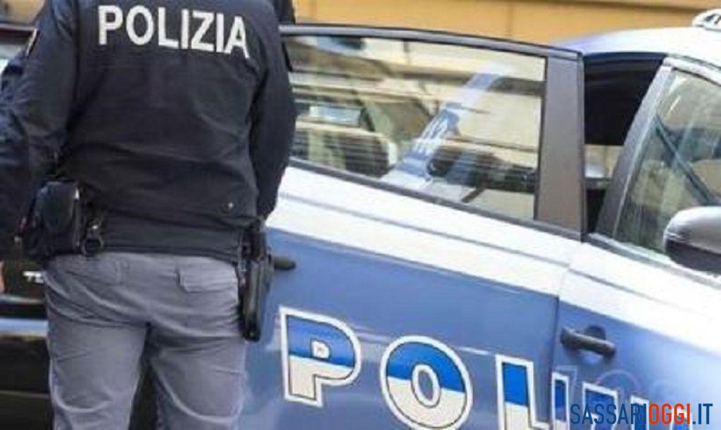 polizia stradale presunto spacciatore sassari