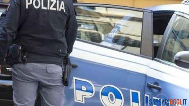 polizia stradale presunto spacciatore sassari