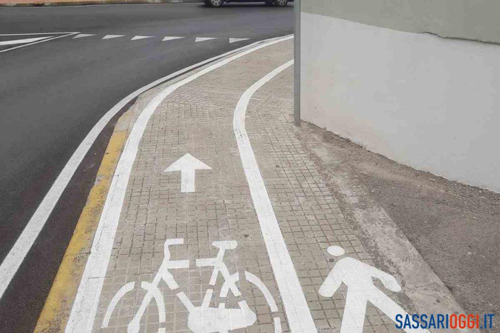 pista pedonale Sassari