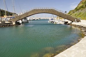 Ponte pedonale porto turistico Castelsardo