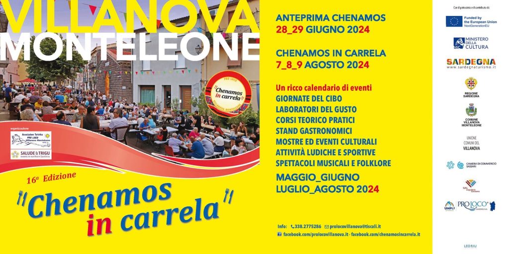 Villanova Monteleone ospita l'anteprima di Chenamos in Carrela