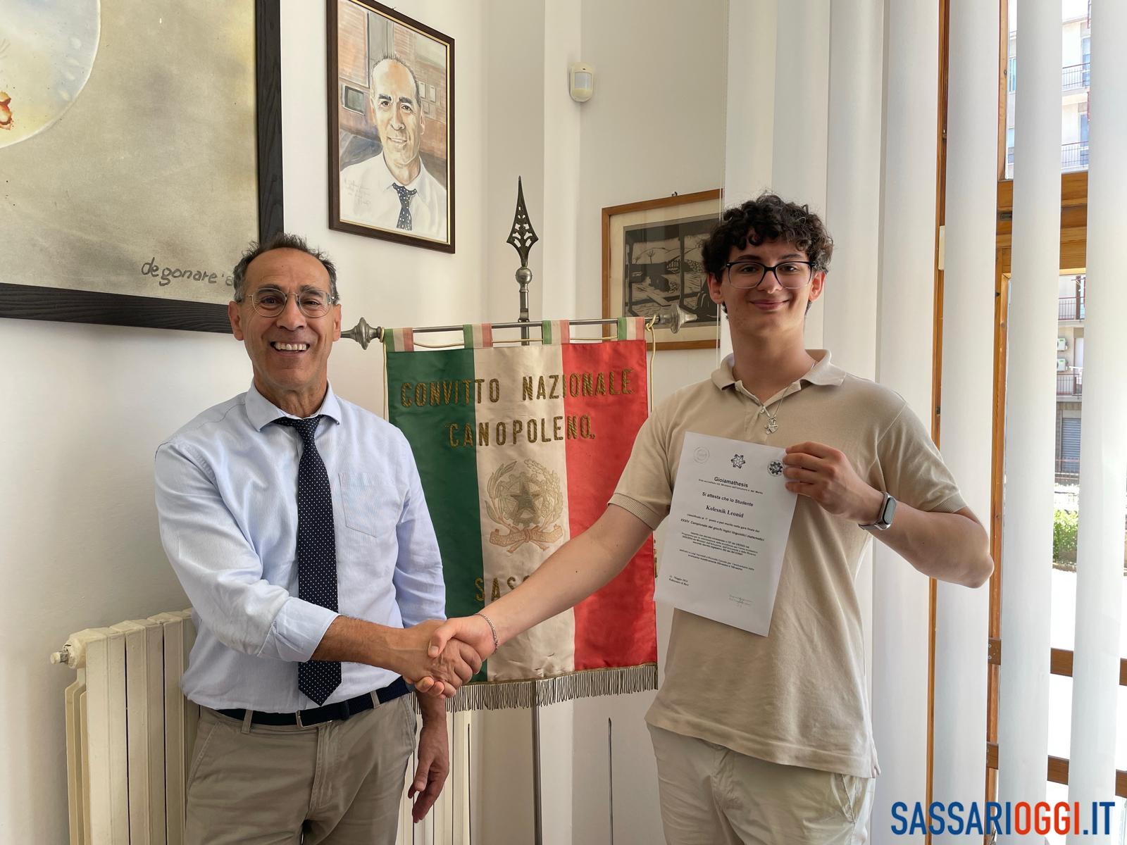 Canopolino de Sassari gana la Olimpiada de Matemáticas Canopolino de Sassari gana la Olimpiada de Matemáticas