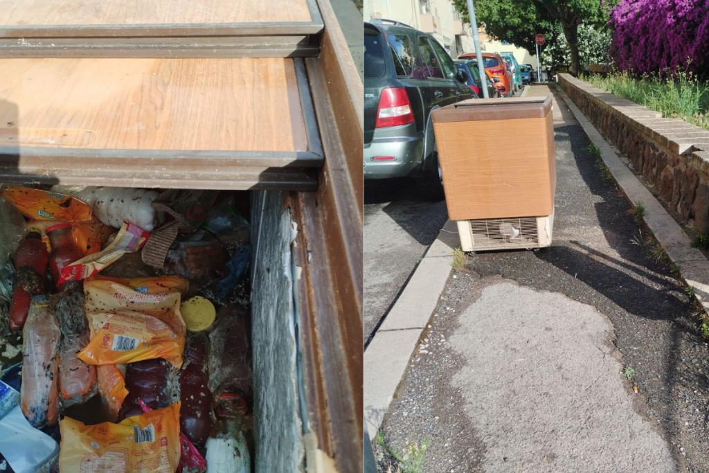frigo abbandonato sassari