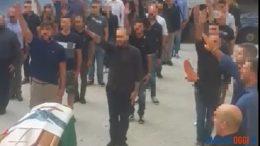 saluti fascisti sassari