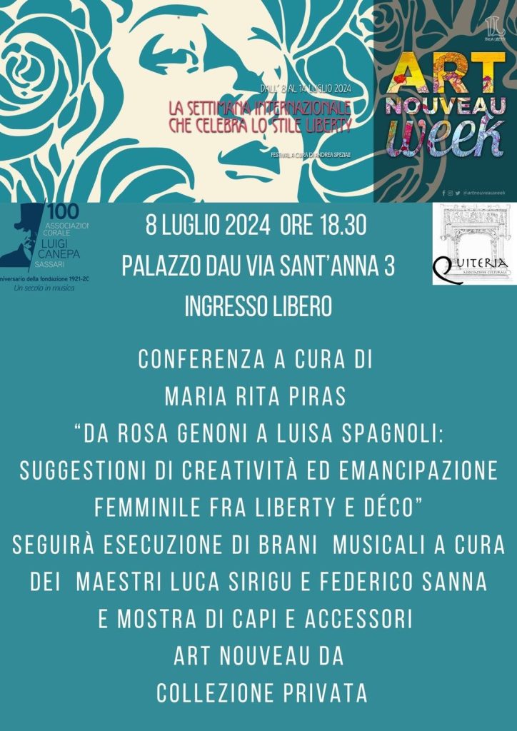 Sassari, conferenza di art nouveau