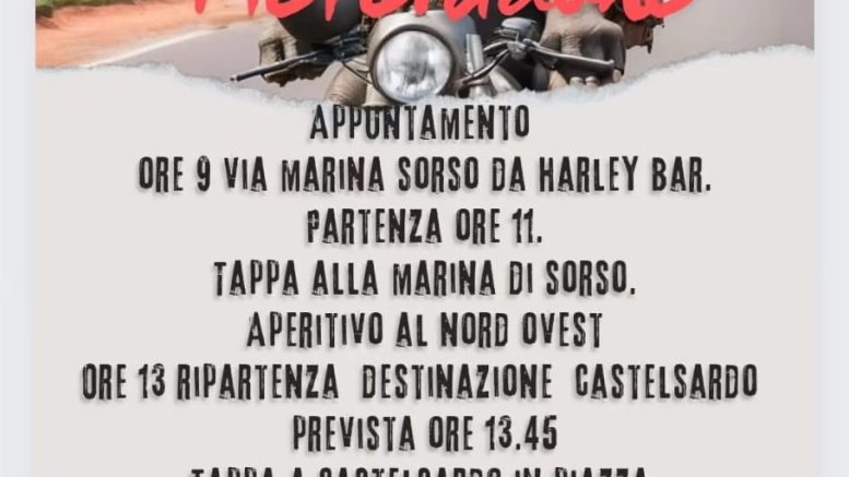 Sorso, giornata di motoraduno per il Sorsangels Festival