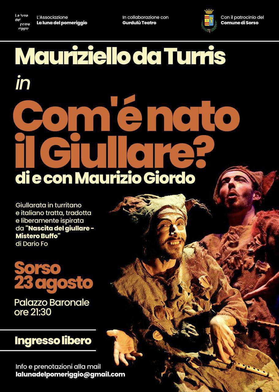 Sorso: serata teatro a Palazzo Baronale