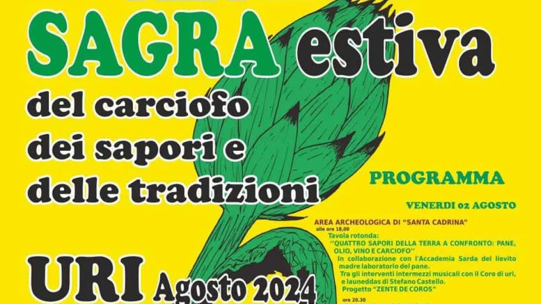 Sagra del carciofo estiva a Uri