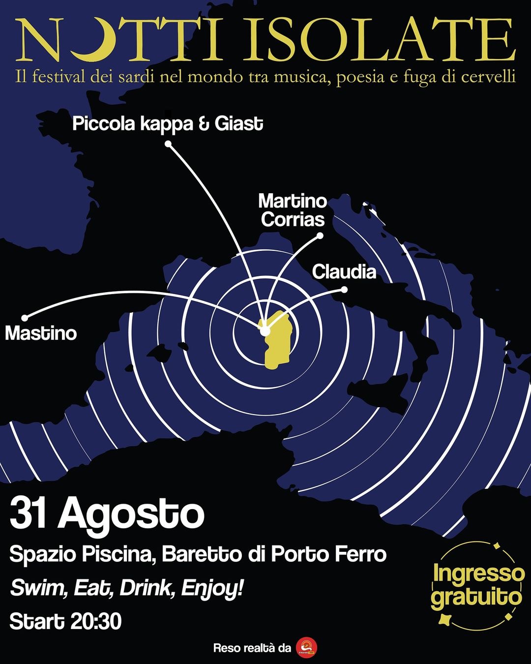 "Notti Isolate" a Porto Ferro