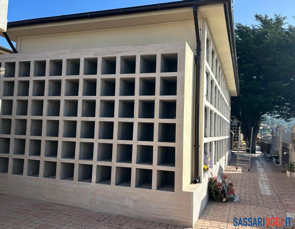 Nuovo blocco loculi cimitero Castelsardo