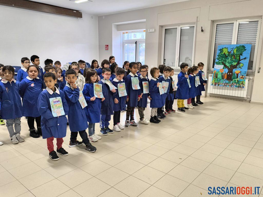 Giornata ecologica a Florinas, i bimbi protagonisti in Alberambiente