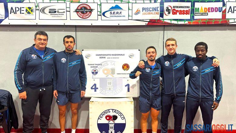 Tennistavolo Sassari sfida il Circolo Prato per playoff scudetto