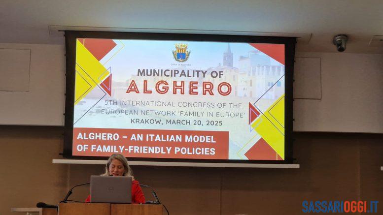 Alghero alla Convention di Cracovia per il benessere delle famiglie