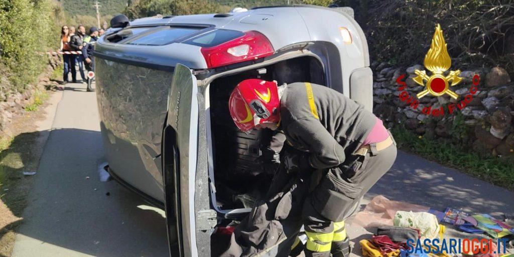 Brutto incidente nelle campagne di Alghero, un ferito grave