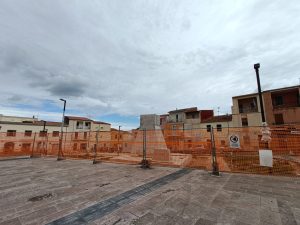 Nuove piazze pedonali a Sorso, i lavori verso la conclusione