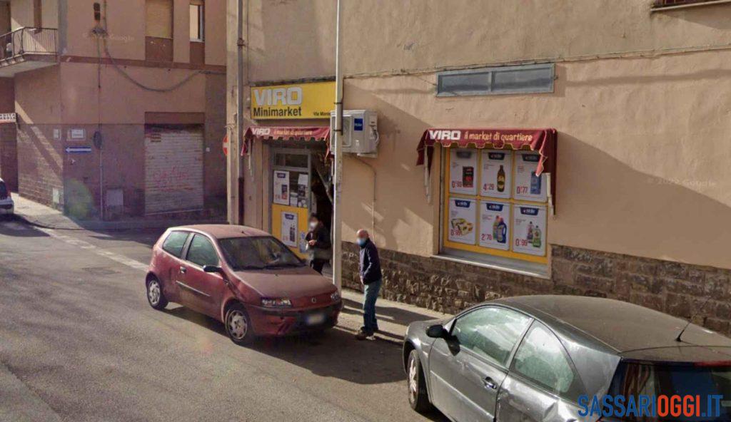 Negozio Virò di via Marogna a Sassari