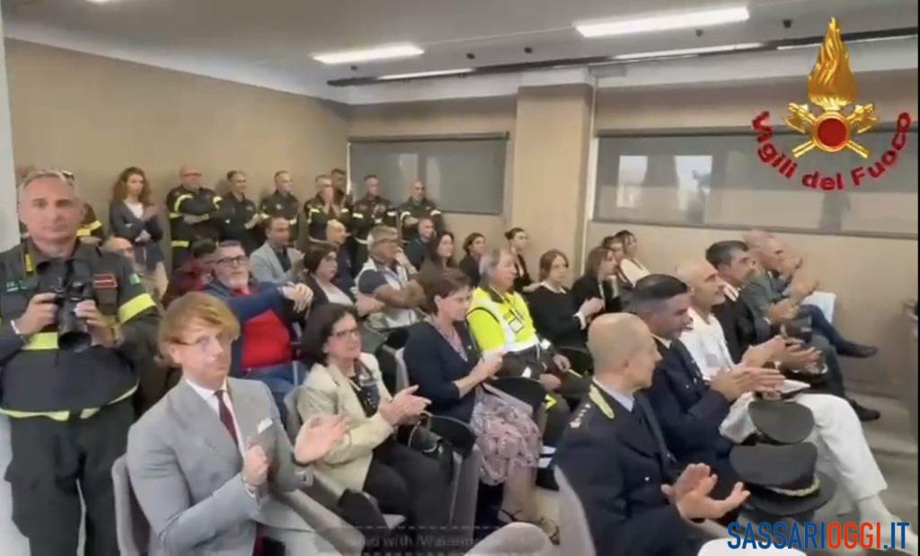 A Sassari una cerimonia in ricordo del vigile del fuoco Tonello Scanu