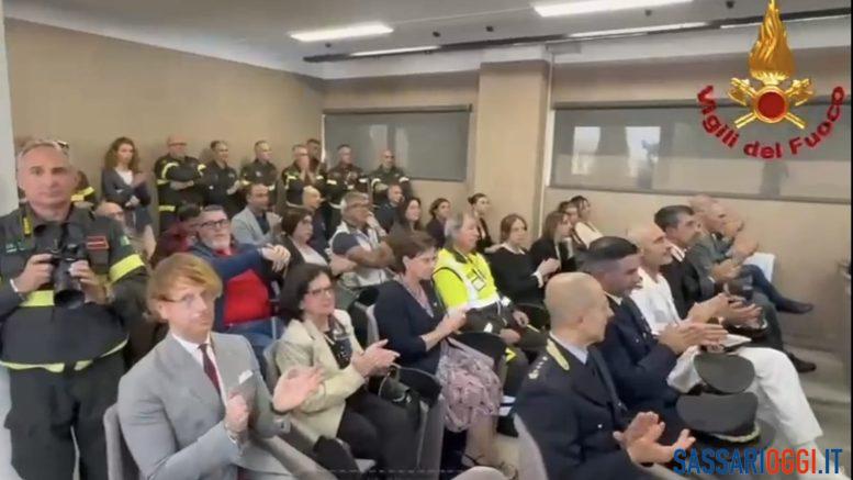 A Sassari una cerimonia in ricordo del vigile del fuoco Tonello Scanu