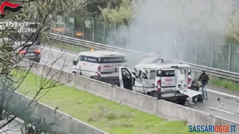 Assalto portavalori Toscana