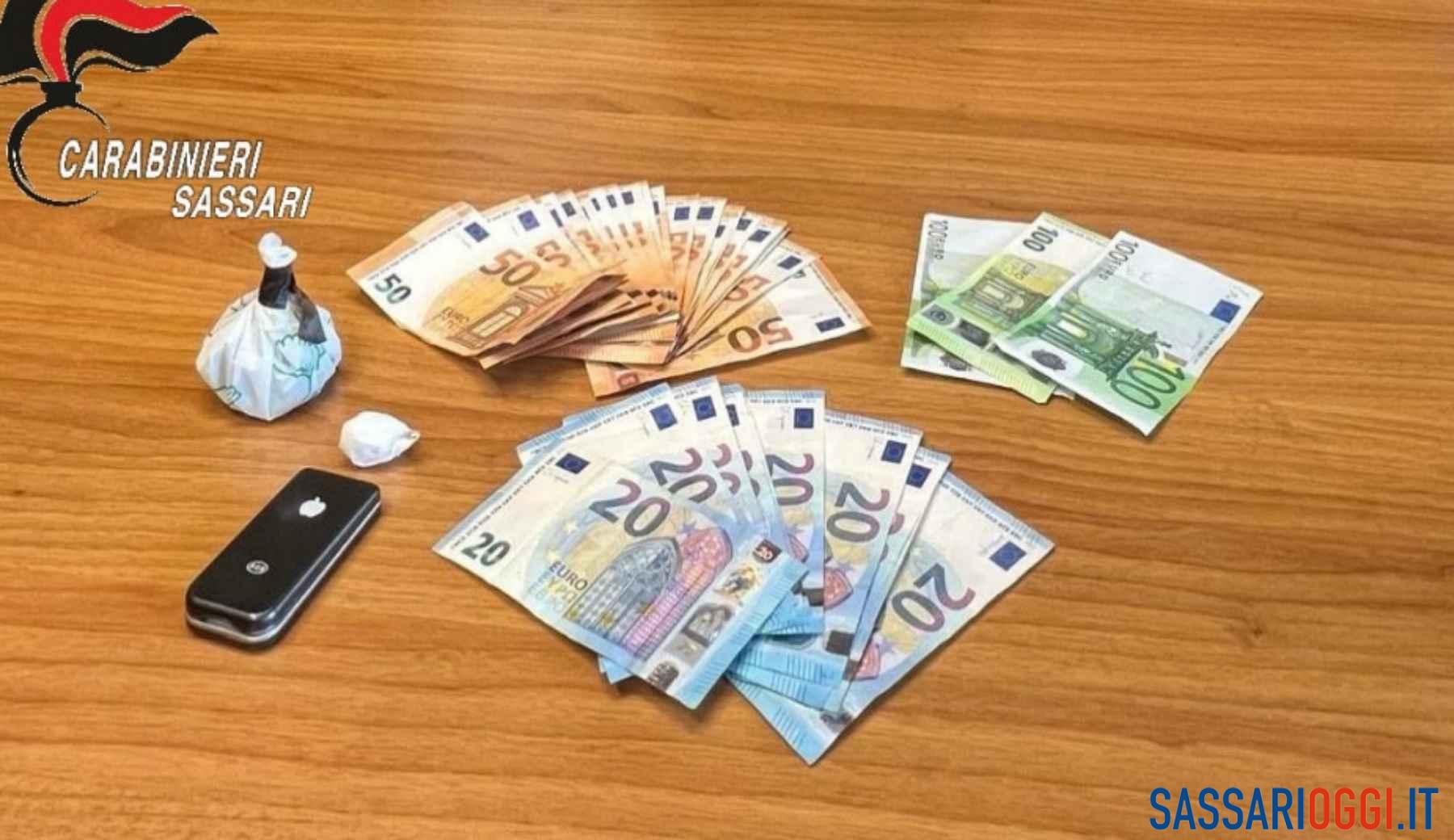 Beccato dai carabinieri con la cocaina, arrestato a Sassari