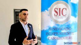 Marco Saderis, Sindacato indipendente carabinieri Sassari Sardegna