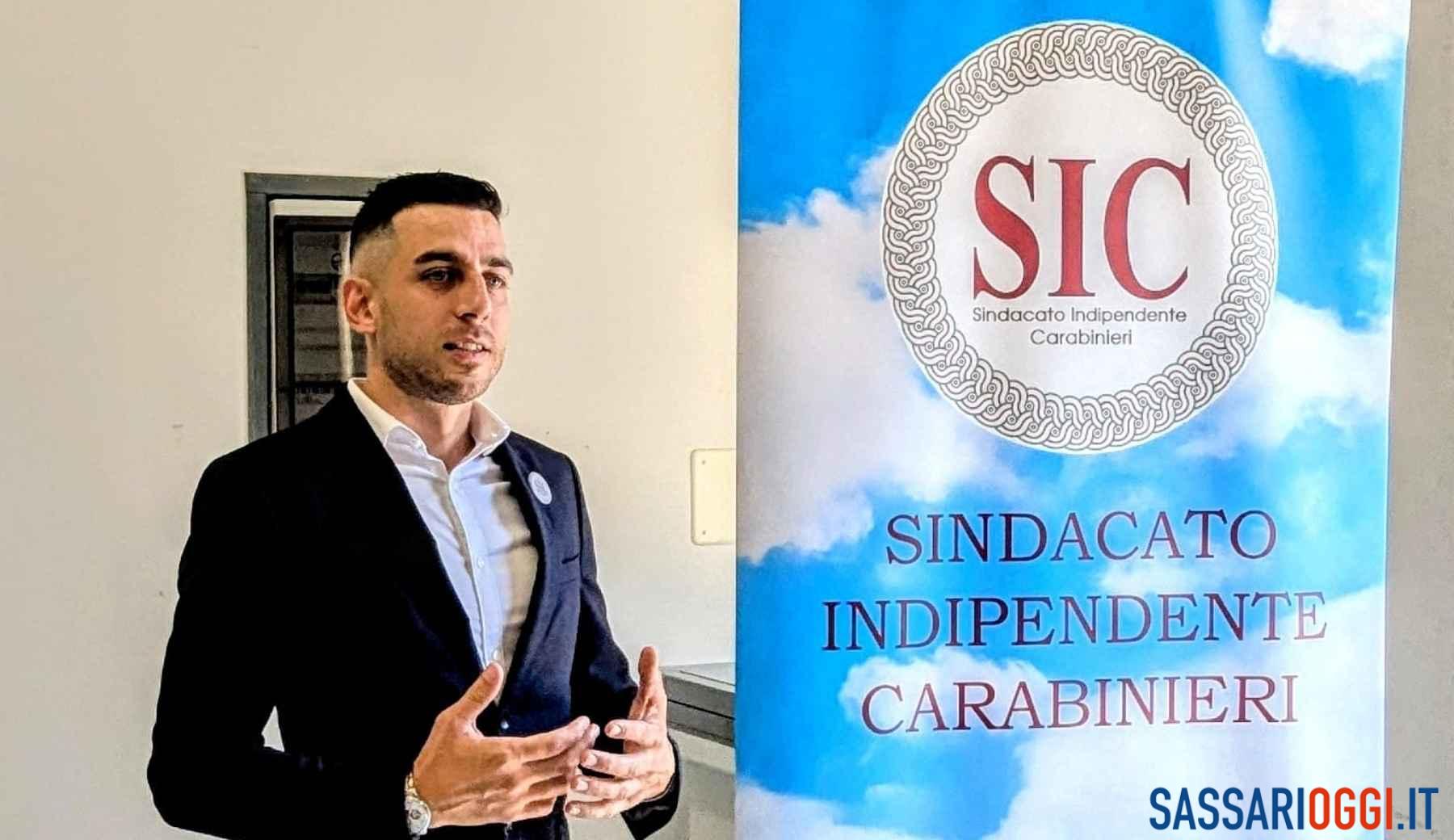Marco Saderis, Sindacato indipendente carabinieri Sassari Sardegna