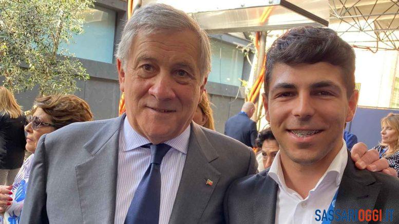 Antonio Tajani e Marco Dettori, Forza Italia Giovani Sardegna Sassari