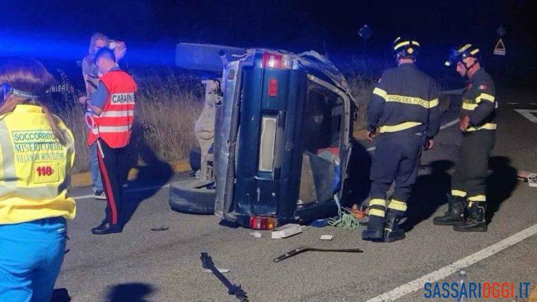 Brutto incidente sulla strada Alghero-Bosa, ci sono feriti