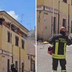 Esplosione palazzo Sassari in via don Minzoni