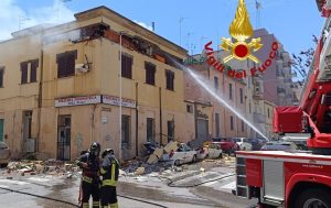Palazzina esplosa Sassari