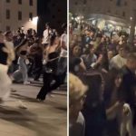 La grande corsa in piazza d'Italia, il rito per la maturità a Sassari