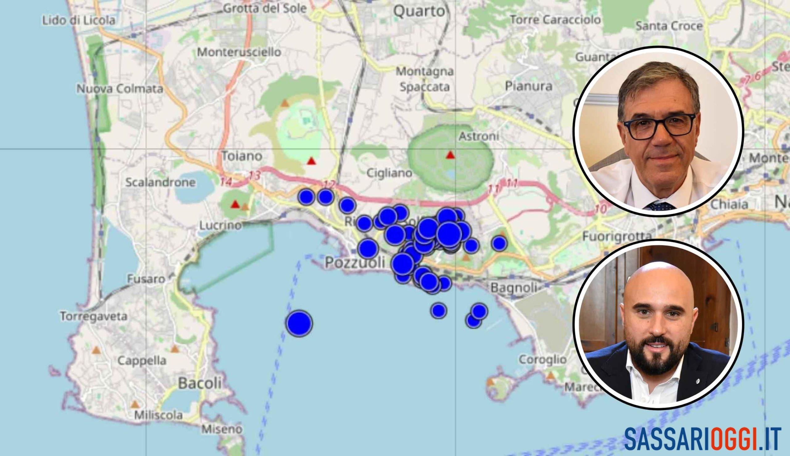 A Sassari la proposta per accogliere gli sfollati dei Campi Flegrei, Antonello Sassu e Angelo Azara, proposta Giornale di Oristano