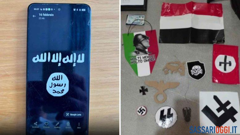 Giovani suprematisti bianchi, blitz della polizia anche nel Sassarese