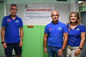 I rappresentanti del Club 4x4 - Realtà virtuale per i piccoli pazienti di Chirurgia pediatrica a Sassari