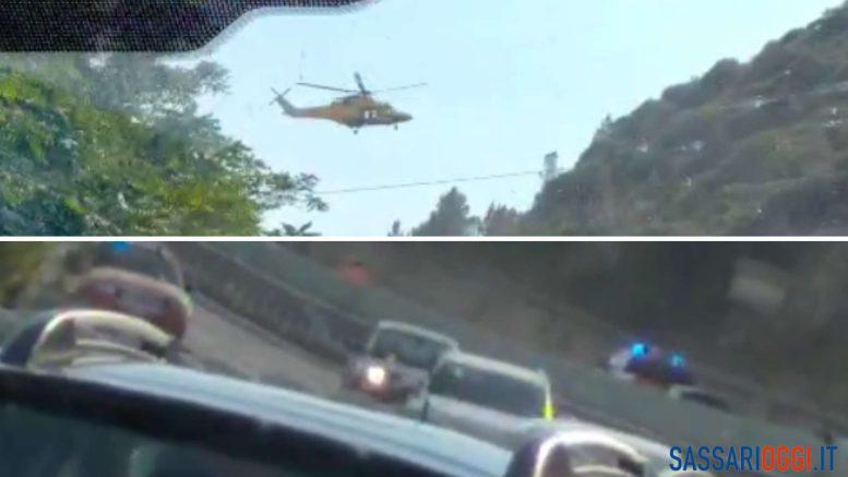 Violento incidente all'uscita di Sassari, ci sono diversi feriti