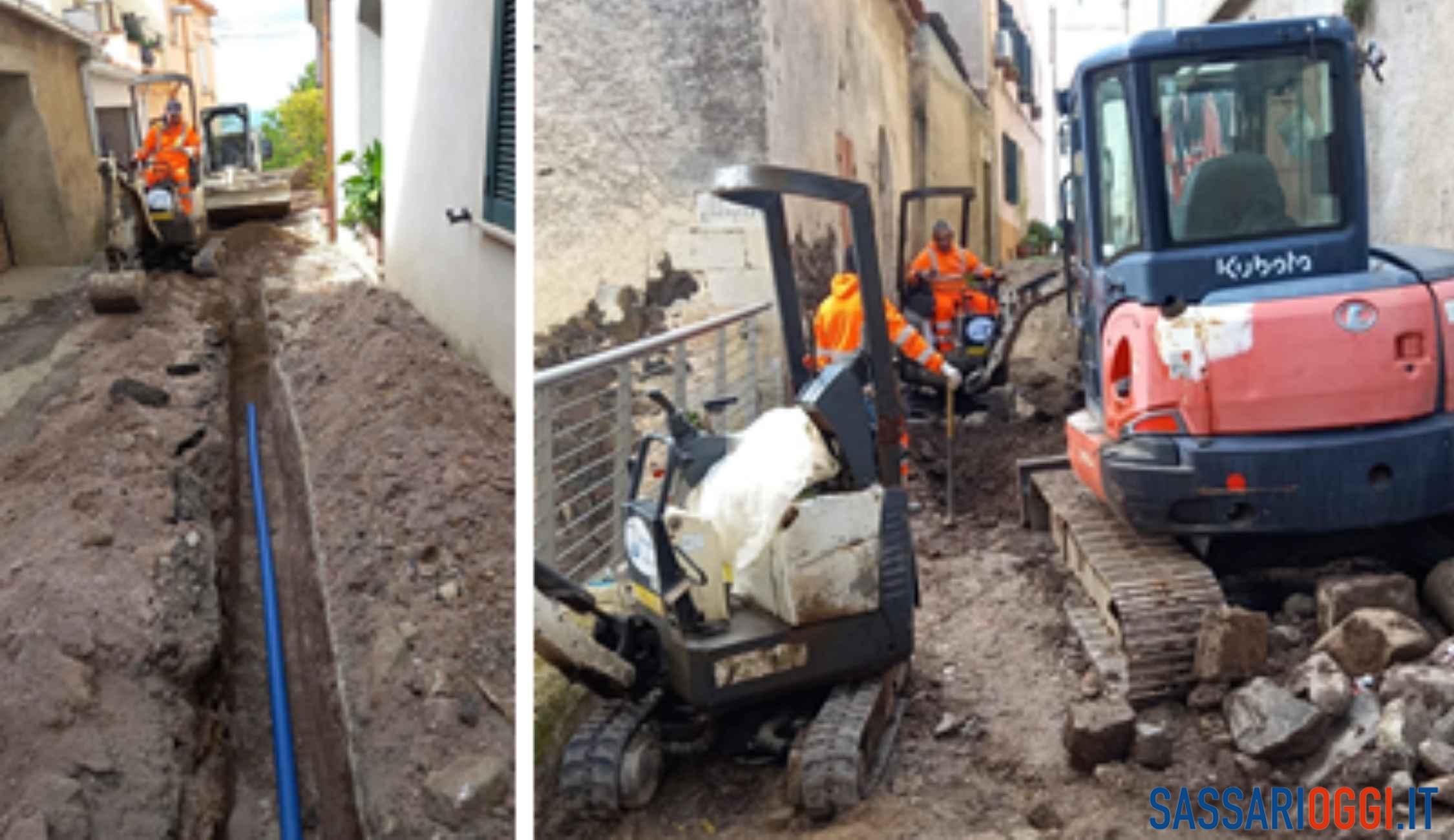 A Osilo nuova pavimentazione stradale e rete idrica Abbanoa