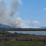 Grosso incendio a Stintino, sul posto due elicotteri