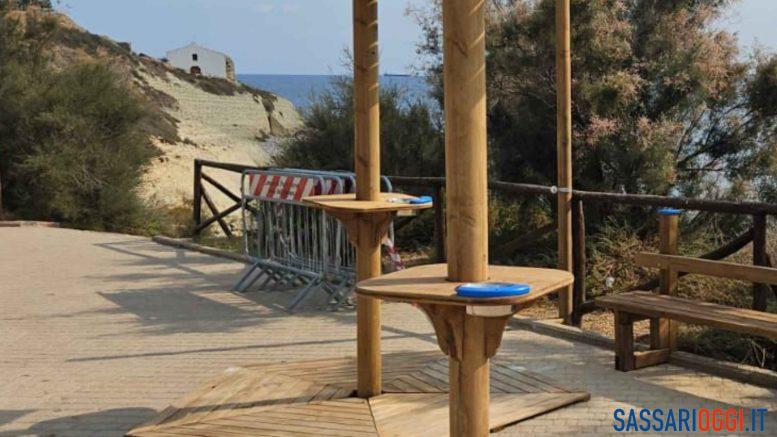 Punto fumo spiaggia Balai, Porto Torres